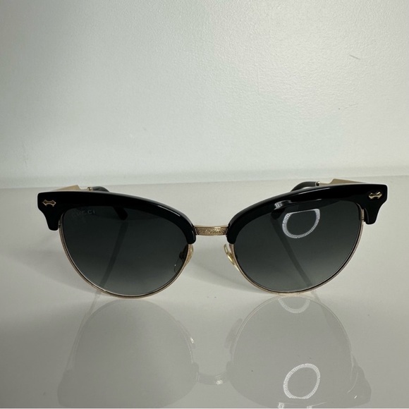NWT Gucci Cat Eye Black/ Gold Sunny’s GG 4283/S main image 7